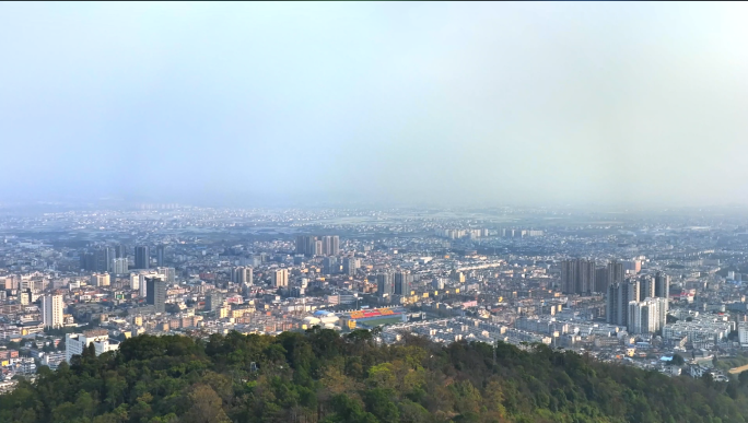 【4K】云南保山夕阳空景