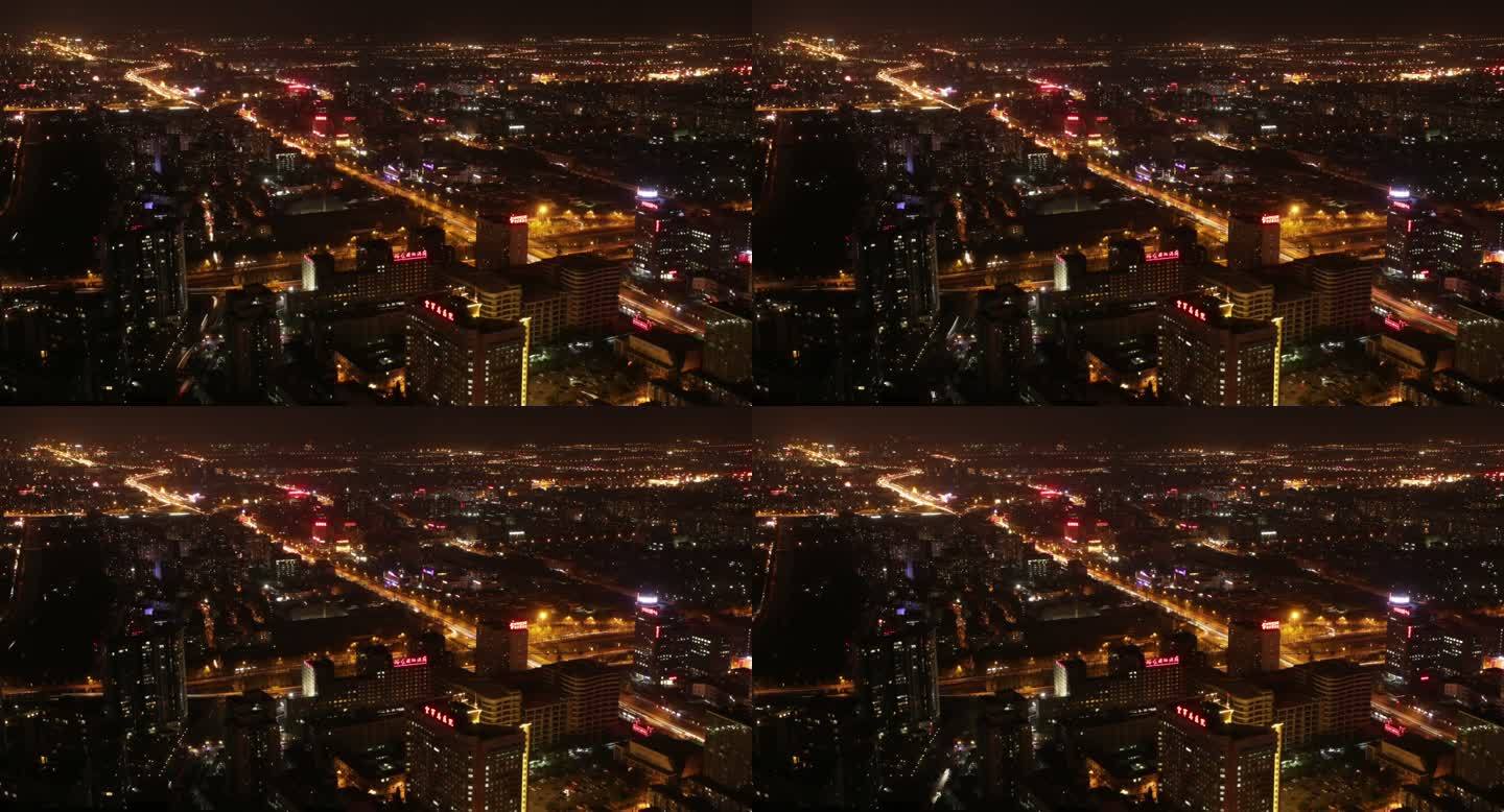 北京城市夜景延时摄影