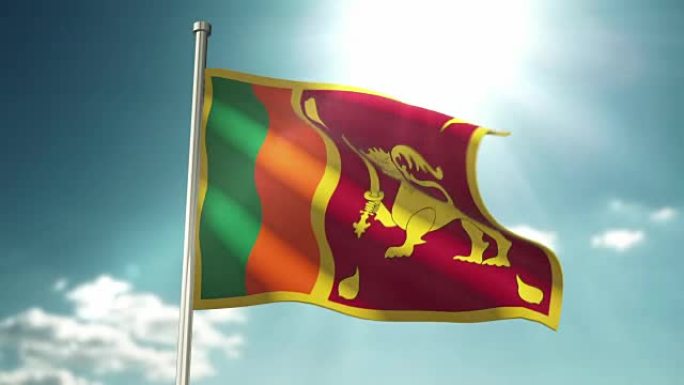 4K斯里兰卡国旗