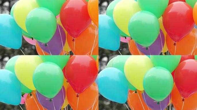 节日氦气球。