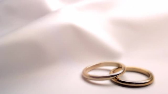 结婚戒指对戒婚礼视频素材对戒光影