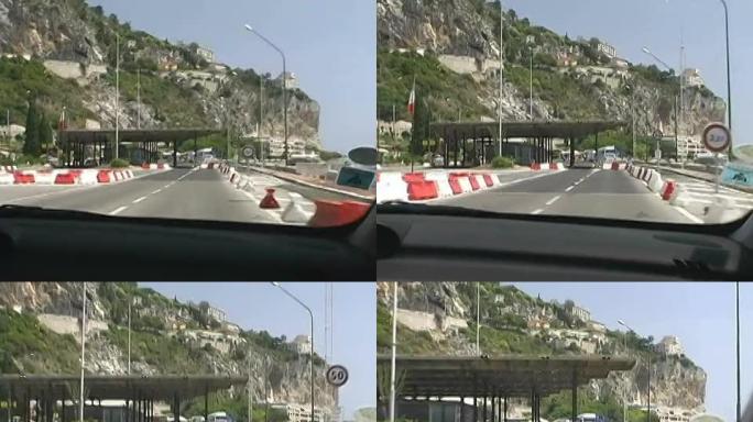 国际边界:驾车穿越法国-意大利边界