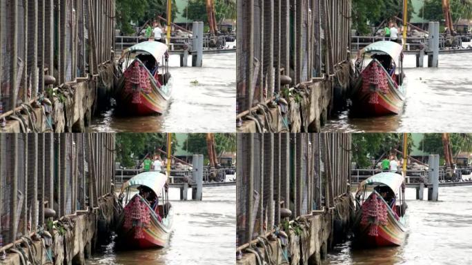 曼谷的长尾船。