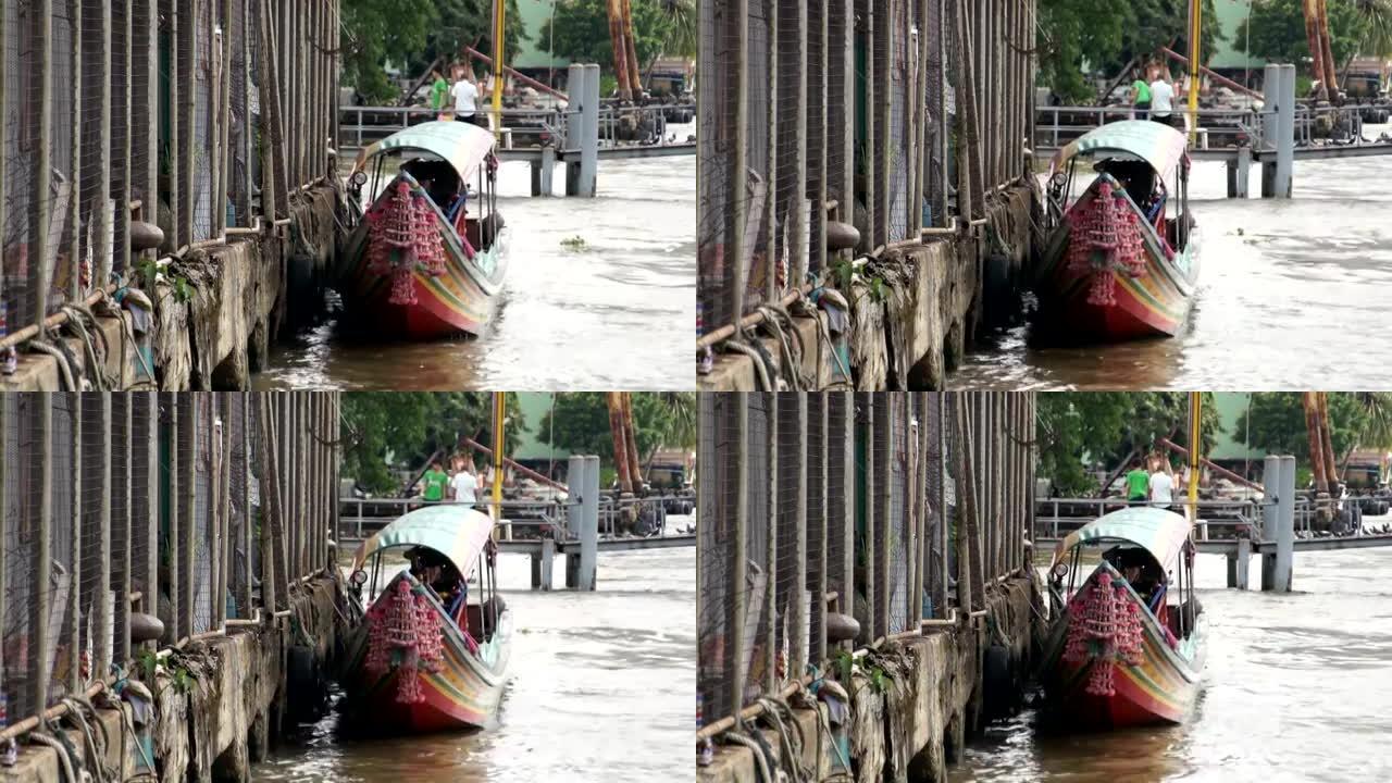 曼谷的长尾船。