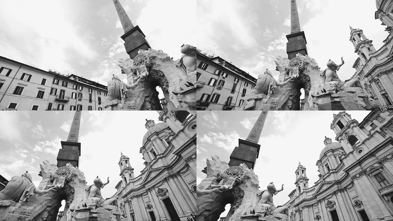 贝尔尼尼和博罗米尼在纳沃纳广场的杰作