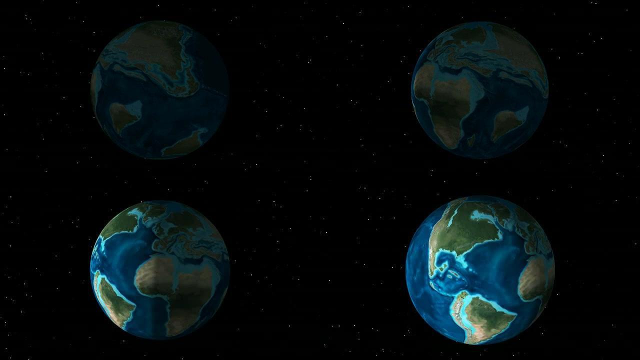 史前地球-地球-白垩纪