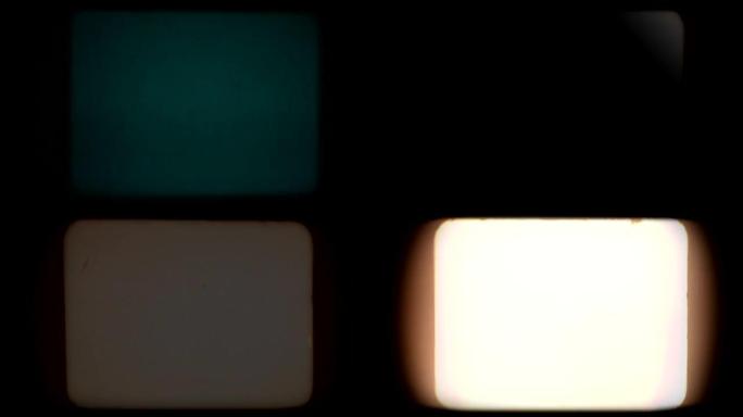 胶片相机的光泄漏灯光闪烁老电视机