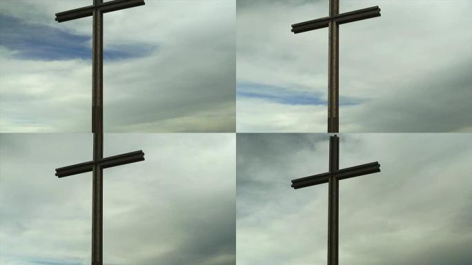 基督十字架对抗天空（PAN和TL）