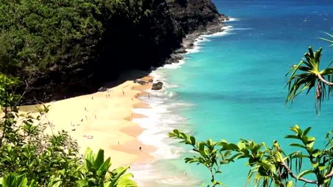 Na Pali海岸海滩-夏威夷考艾岛