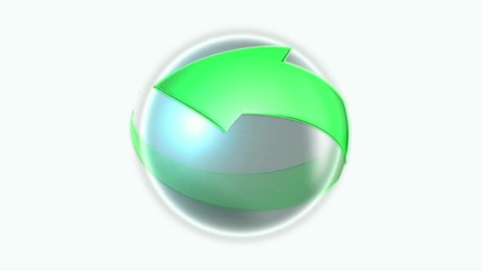 玻璃球绿色箭头玻璃球绿色箭头