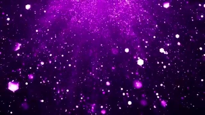 4k闪亮粒子背景 (紫色，垂直)-循环