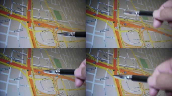 在地图上规划路线