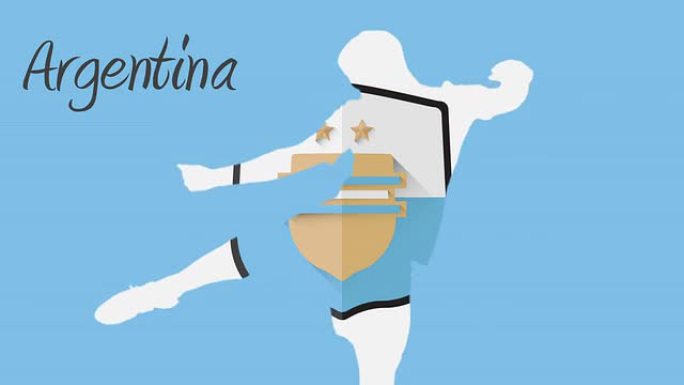 阿根廷世界杯2014动画与球员