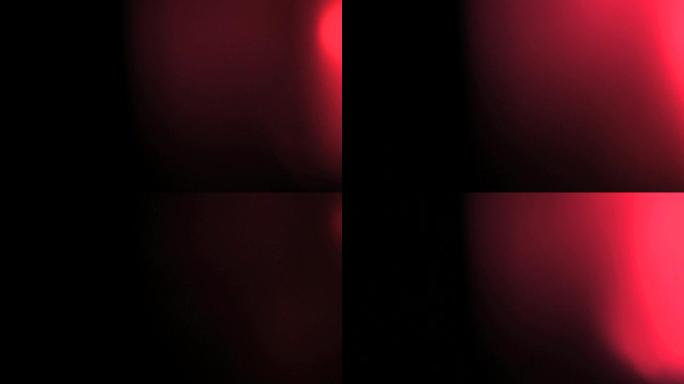 红色漏光透镜光斑。使用 “不透明屏幕” 将视频与泄漏叠加