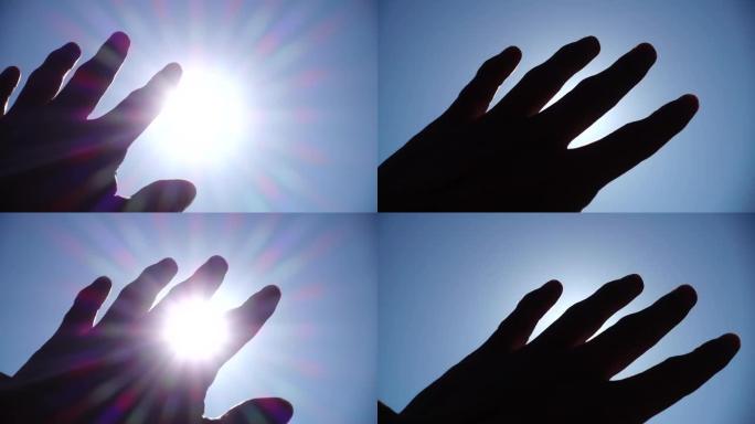 手指之间的阳光