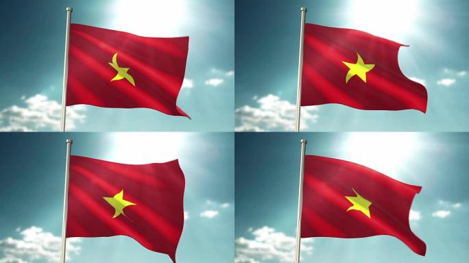 4 k越南国旗