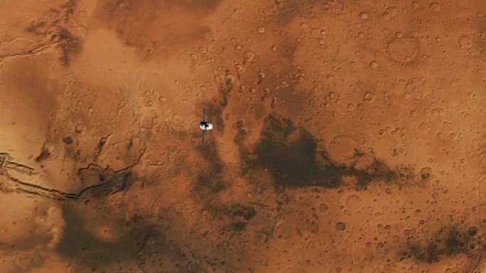 火星飞船从轨道