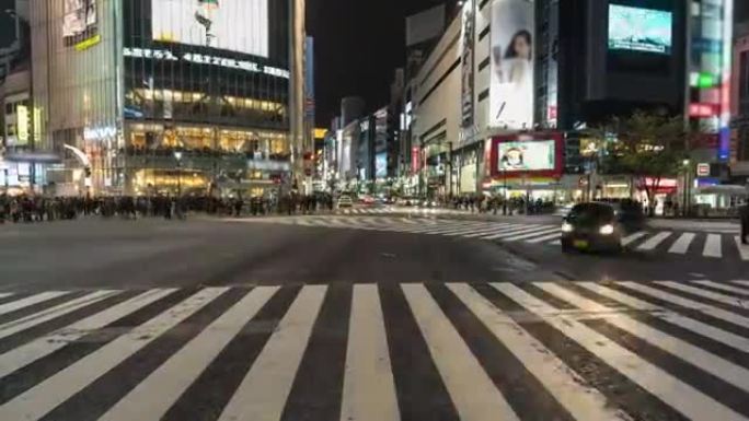 海盗船行人交通东京涩谷