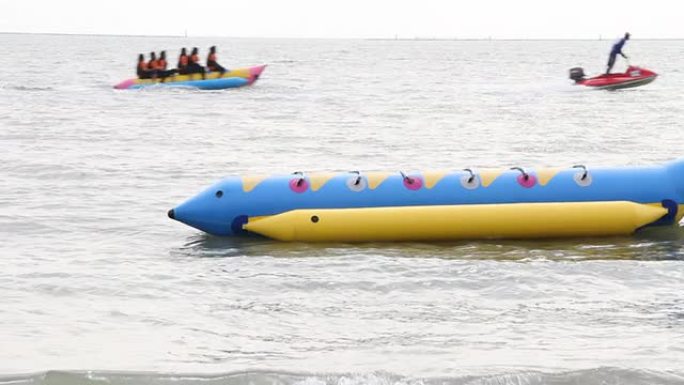 香蕉船。水面娱乐娱乐