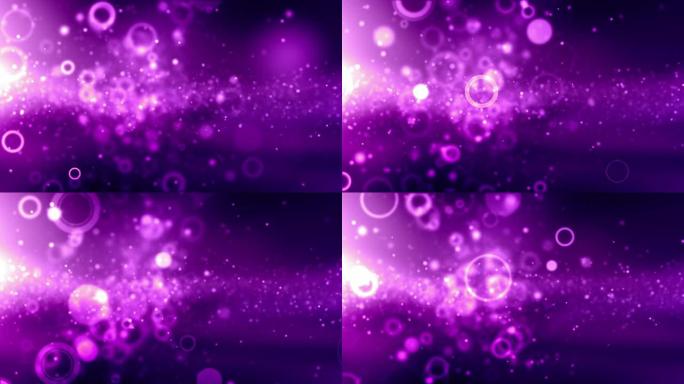 彩色银河环-紫色（高清1920x1080）