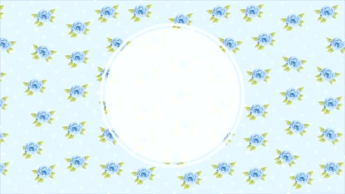 花卉背景，视频动画