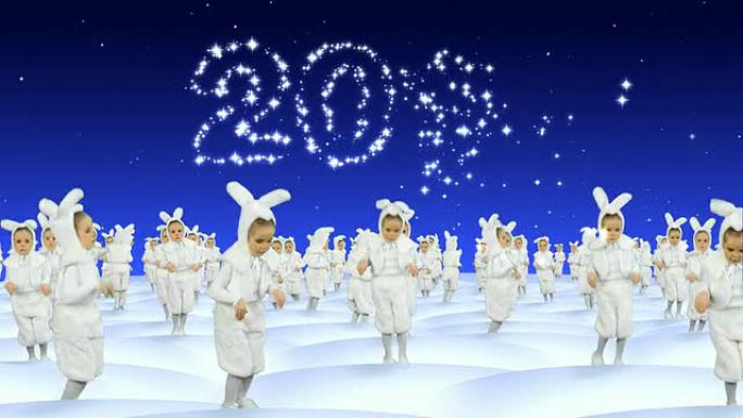 快乐兔子庆祝2011年