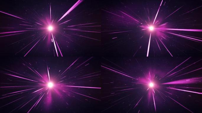 高速/光速/空间动画 (紫色)-循环