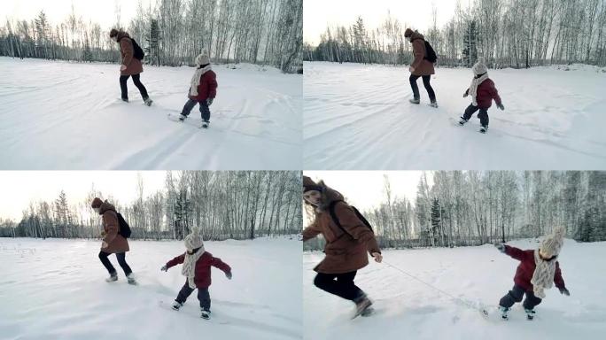 学习如何滑雪