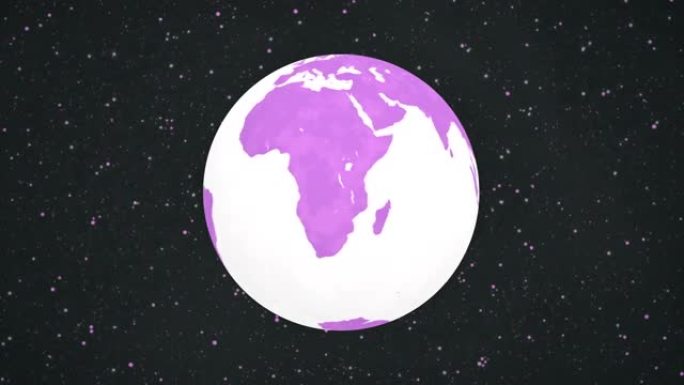 4k紫色世界动画