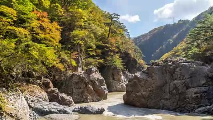 延时: 龙代峡谷Nikko Tochigi Japan