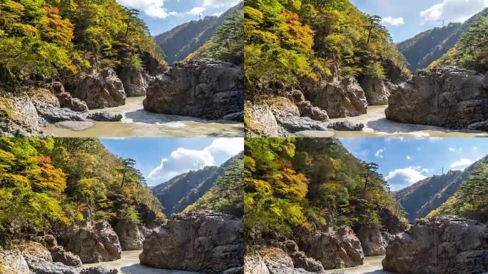 延时: 龙代峡谷Nikko Tochigi Japan