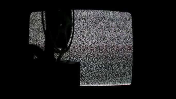 老式8毫米电视静态背景电影放映机