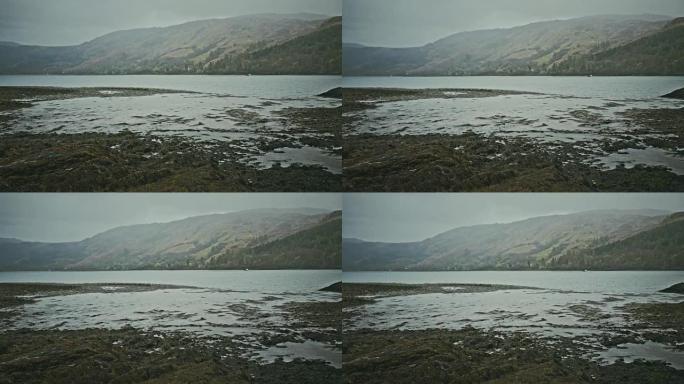 探索荒野。山湖。苏格兰