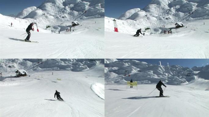 高清: 激流回旋滑雪