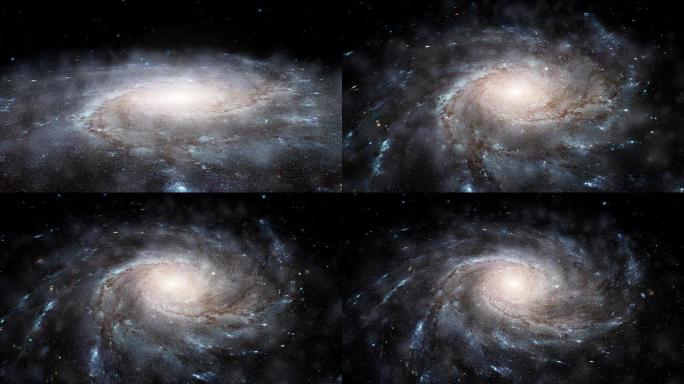 旋转螺旋星系宇宙深空天体