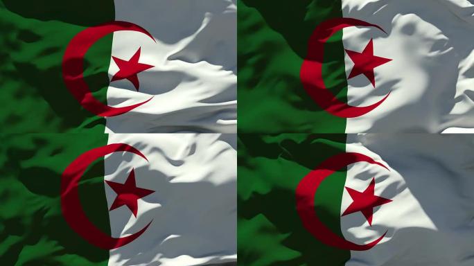阿尔及利亚国旗阿尔及利亚国旗