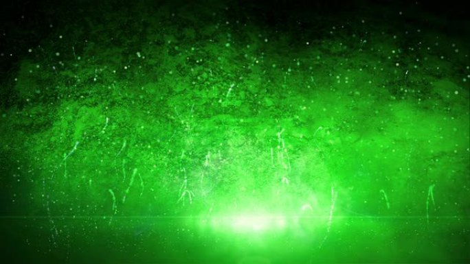 发光粒子和绿色背光