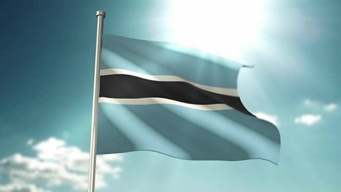 4 k博茨瓦纳国旗