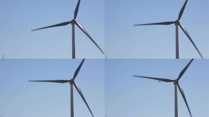 风力涡轮机旋转