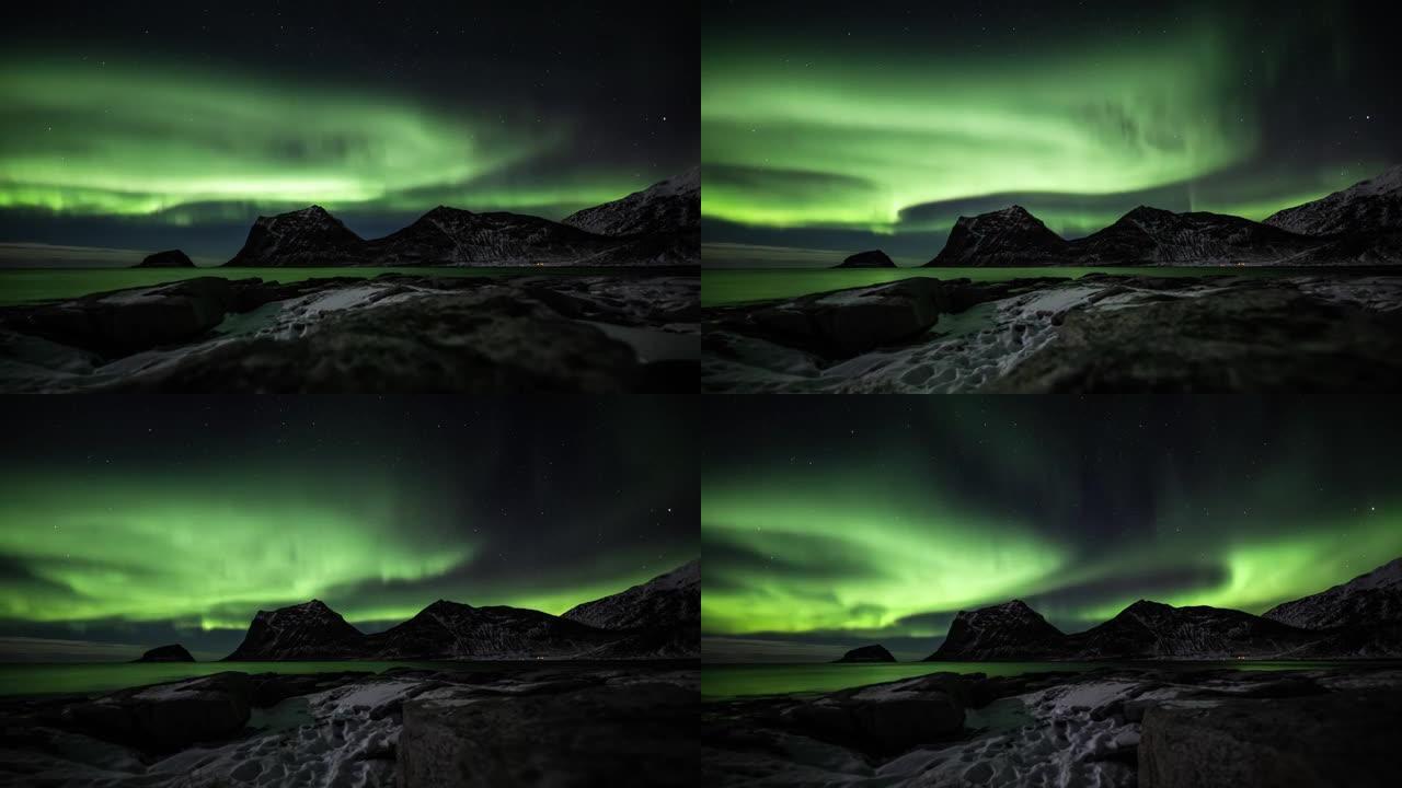 跟踪镜头: 北极光-挪威的北极光