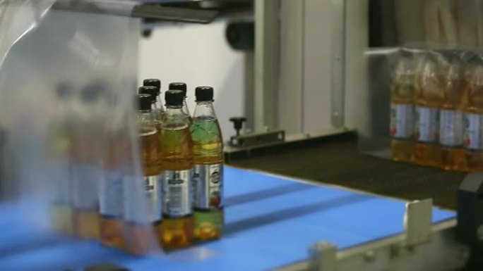柠檬瓶收缩包装柠檬瓶收缩包装生产线饮料流
