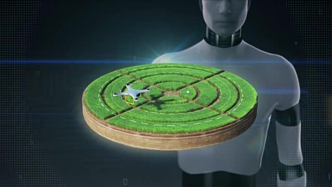 机器人、半机械人触控无人机、扫描农场、田间分析、地面智能农业、物联网。4工业revolution.2