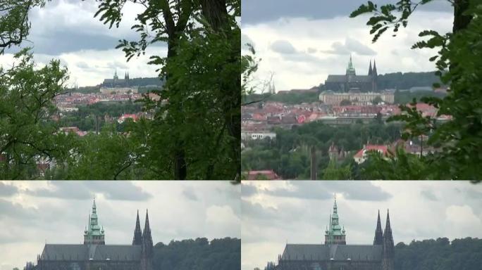 老欧洲:布拉格城堡，放大