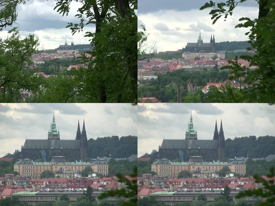 老欧洲:布拉格城堡，放大