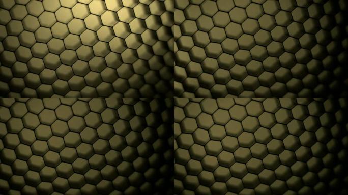 蜂窝网格背景，灯光秀，环形