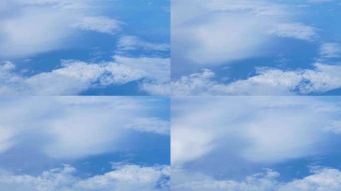 飞越云层。4k非CG镜头。