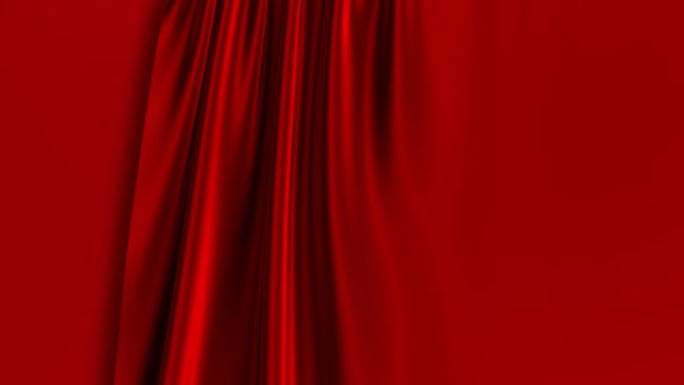 红色窗帘开口。绿屏。4K. 3840x2160。