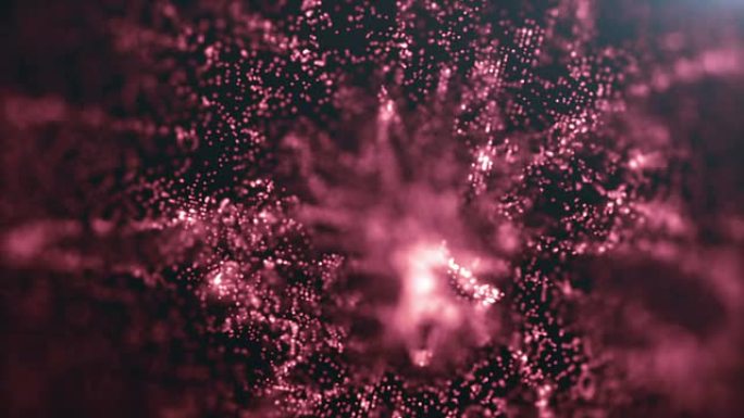 空间粒子粉色粒子背景粒子冲屏