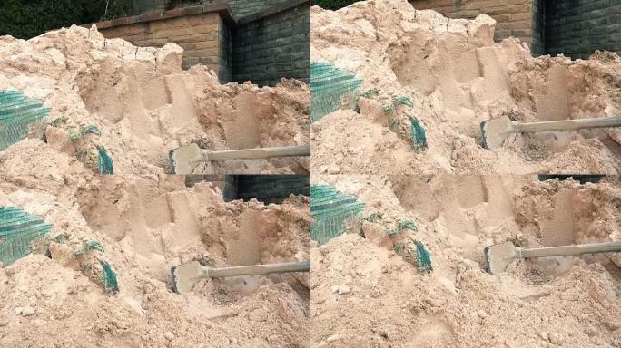 建筑砂的4k镜头