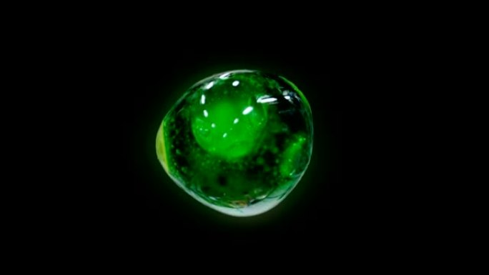 绿色等离子球。来自美国宇航局的收藏。织机